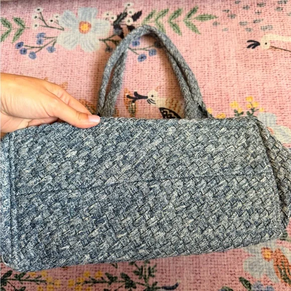 Sol and Selene denim woven tote - Picture 3 of 5